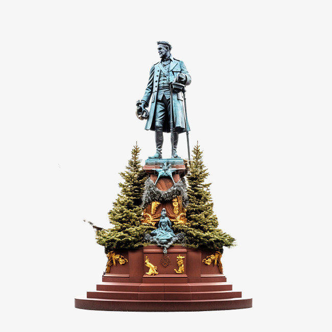 斯特拉斯堡的圣诞树和克莱伯将军