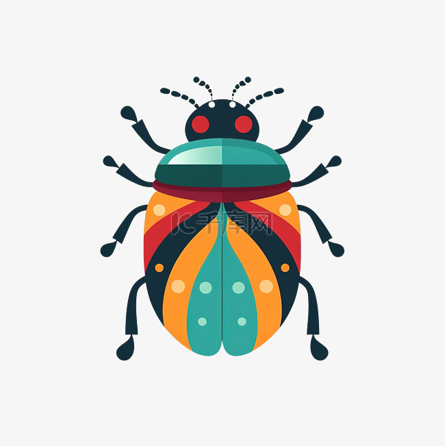 最小风格的 bug 插图