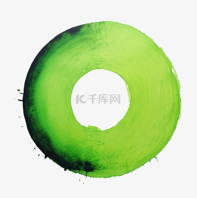 两个绿色圆圈