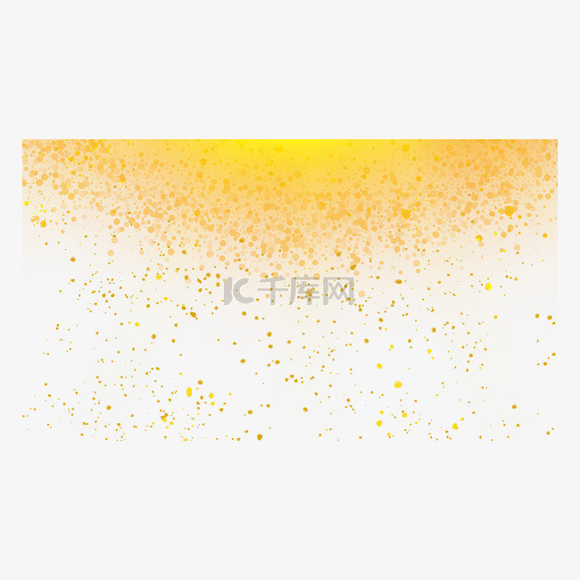光点光效抽象组合横图黄色耀光