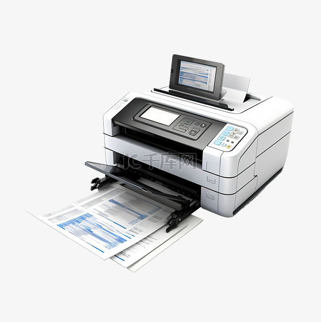 Printer technology 3d 插图