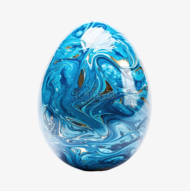 藍色的複活節彩蛋