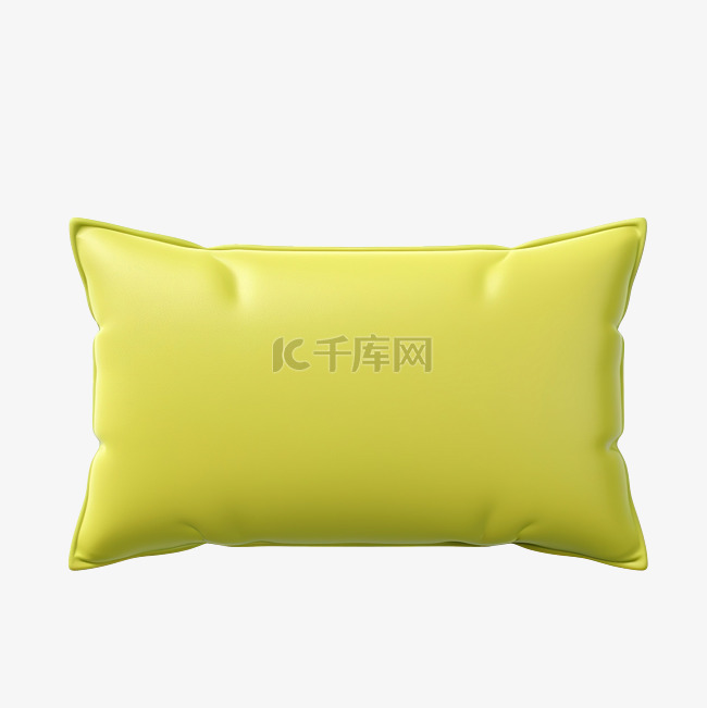 长方形沙发枕头 3d 渲染