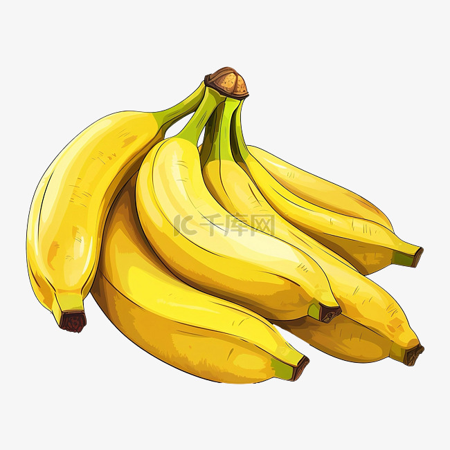 一堆香蕉 PNG 插图