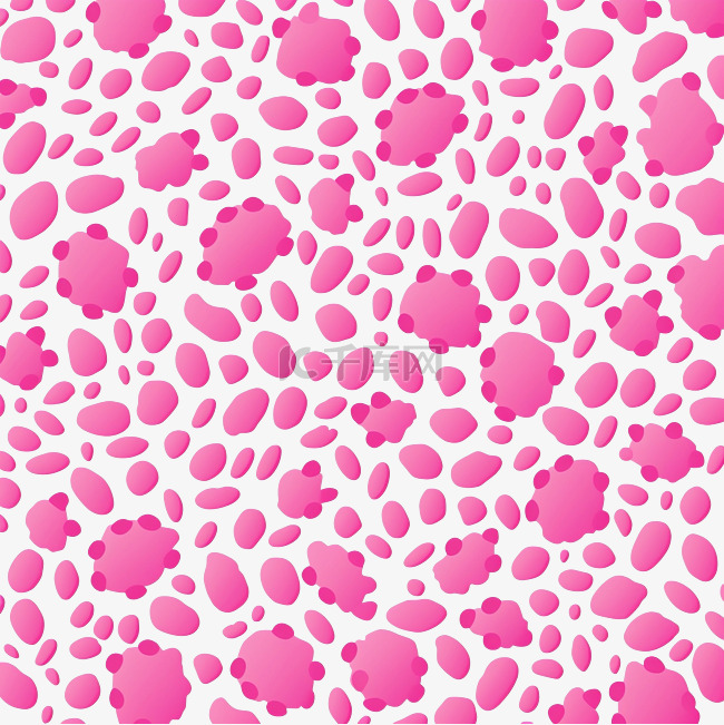 粉色豹纹图案