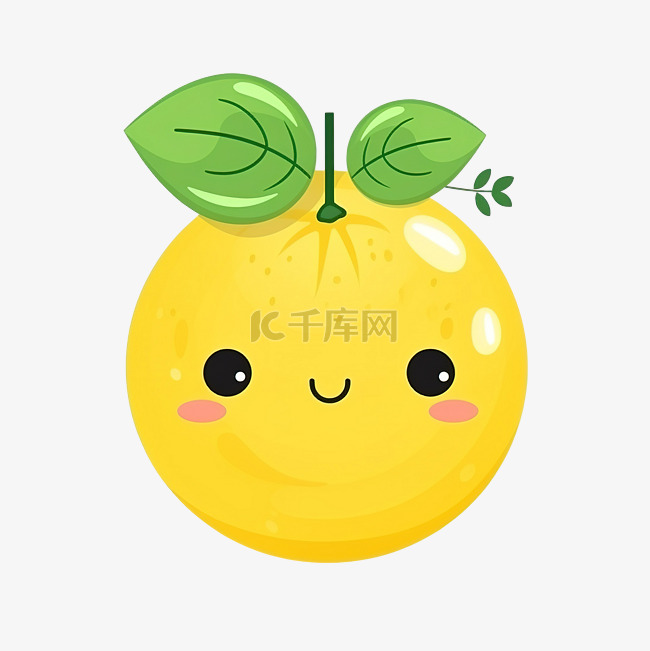 柠檬可爱插画