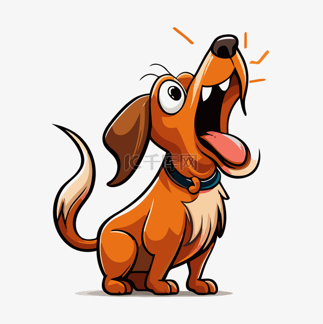 狗叫声 向量素材图片免费下载-千库网