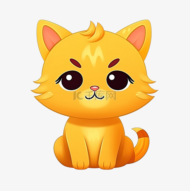 黄猫表情符号