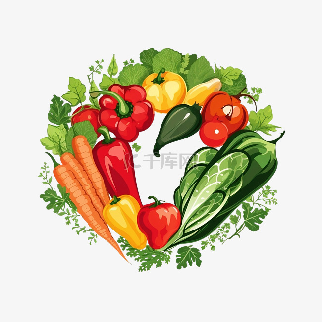 蔬菜和非蔬菜符号