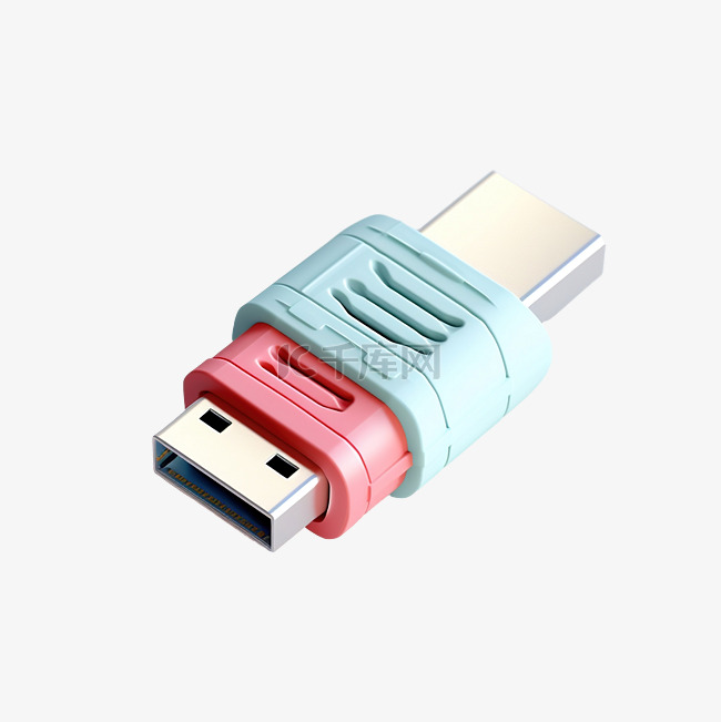 USB 插图 3d素材图片免费下载-千库网