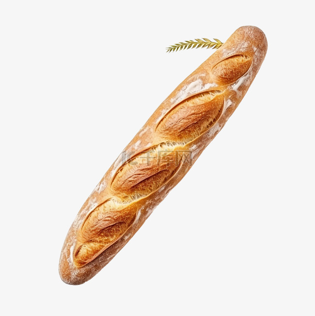 传统法棍面包作为您的早餐