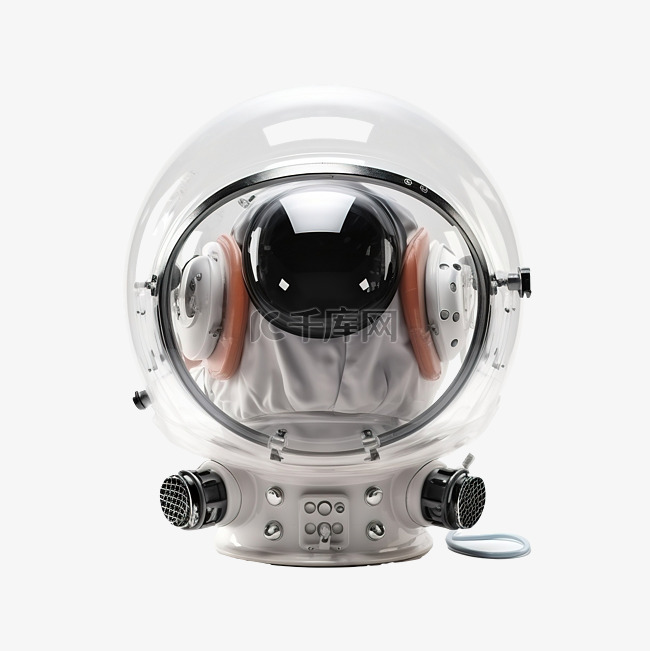泡泡太空头盔套装宇航员装备正面