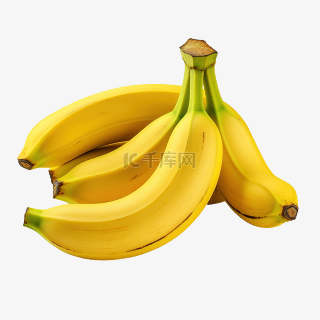 新鲜黄色香蕉水果 PNG