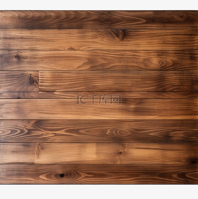 棕色木桌面隔离png用于显示或