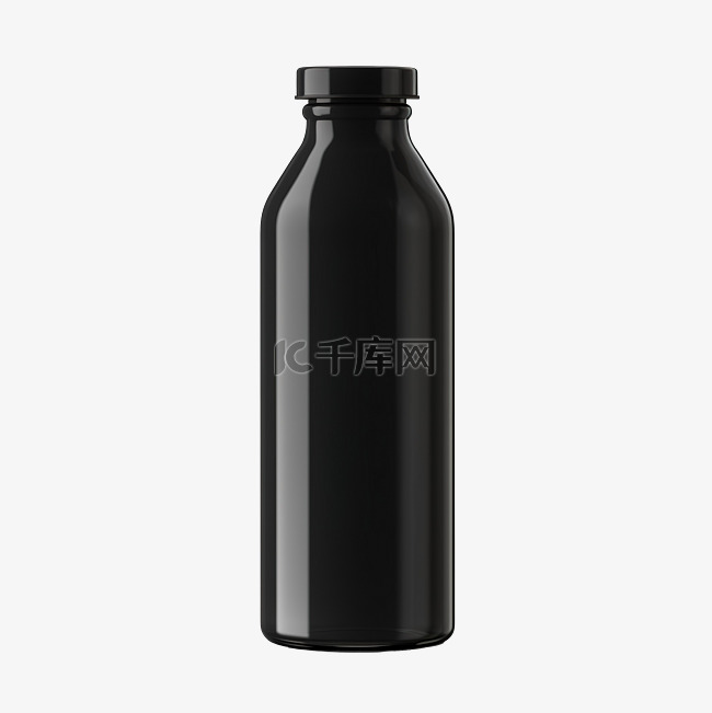 黑色玻璃瓶现代现实