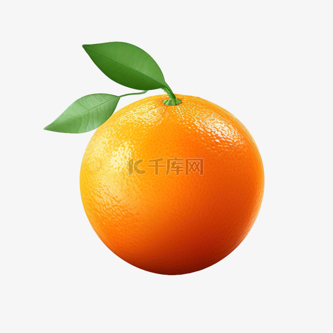 橙色png与ai生成