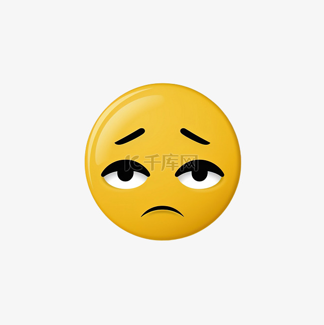 沮丧悲伤的脸 emoji 表情符号