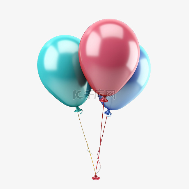 3d 气球 3d 渲染