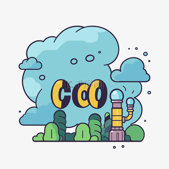 co2 剪贴画词 co coo