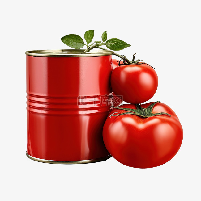 红番茄罐头PNG文件