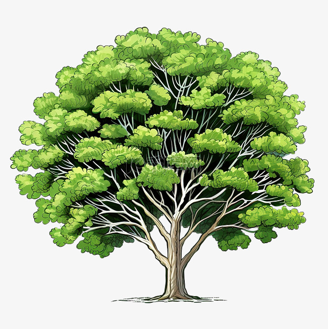 樹的插圖