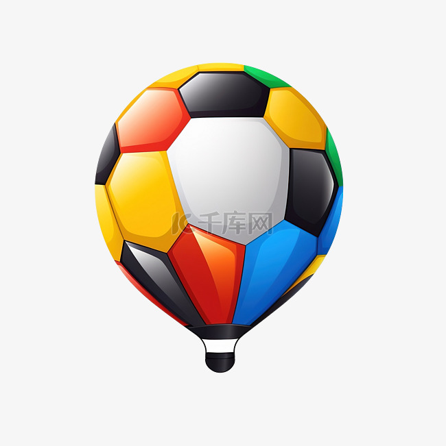 足球运动气球