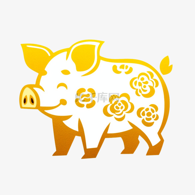 中国传统文化十二生肖猪元素