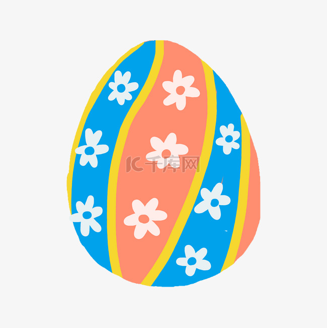 复活节涂鸦彩蛋png图片