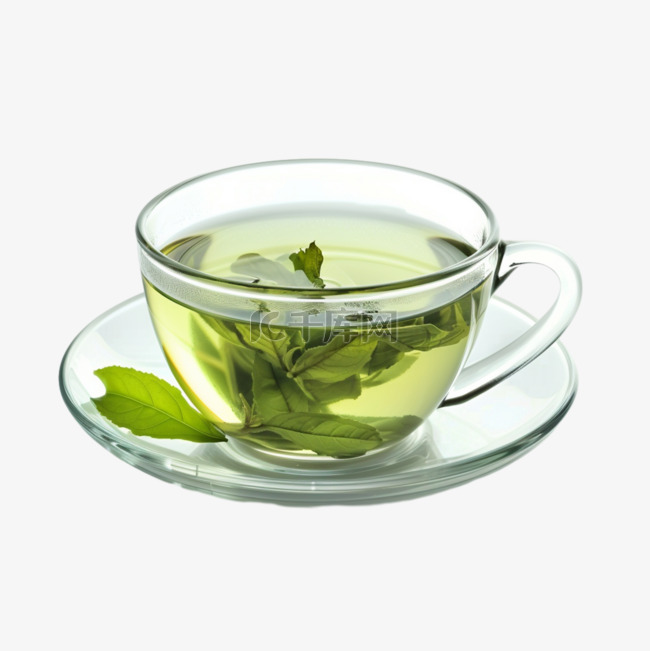茶叶免抠元素一杯茶摄影图