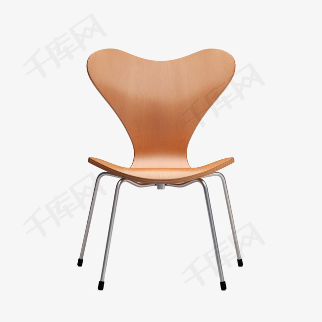 木质椅子元素立体免抠图案
