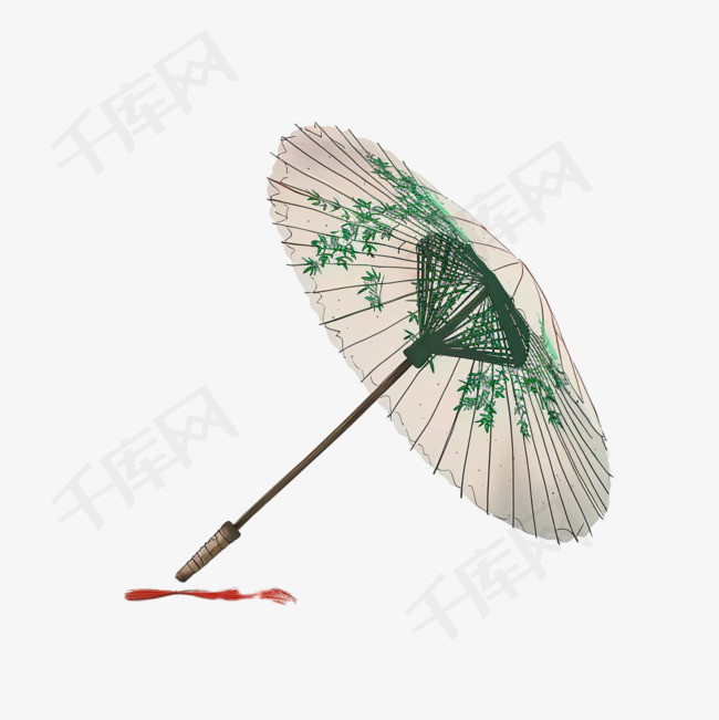 清明节油纸伞素材中国风
