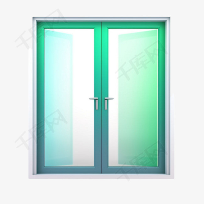 门窗概念元素立体免抠图案