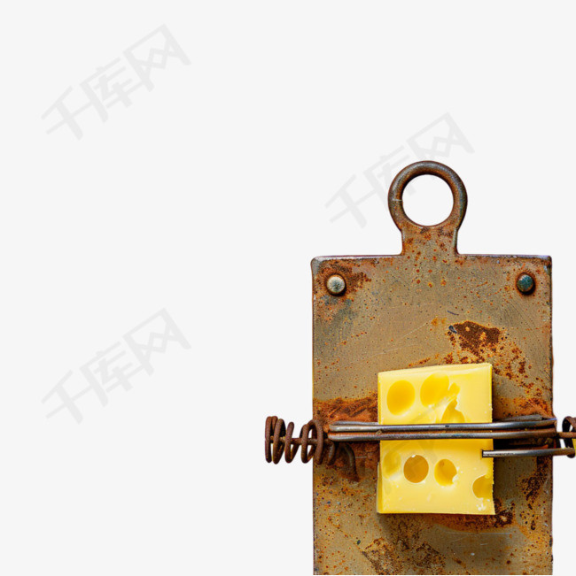 奶酪陷阱元素立体免抠图案