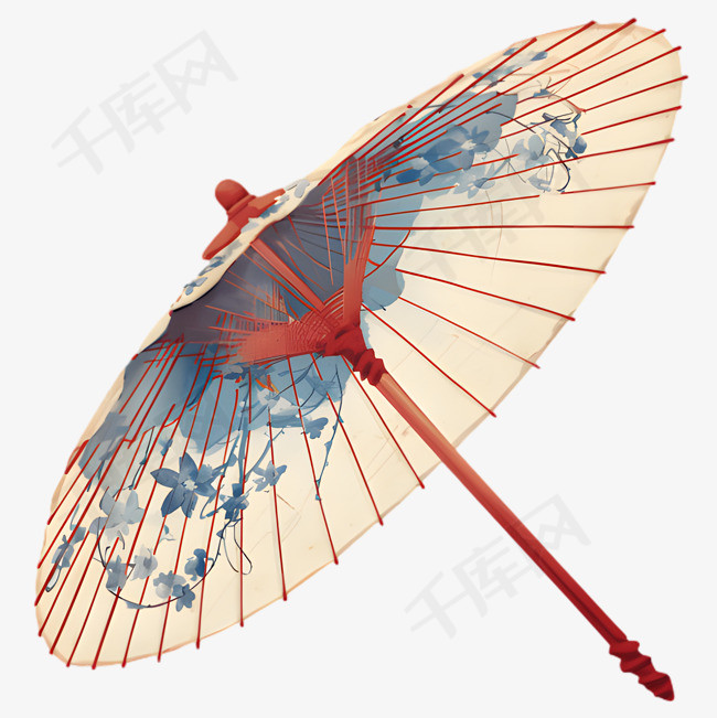 清明节传统古风油纸伞8设计图