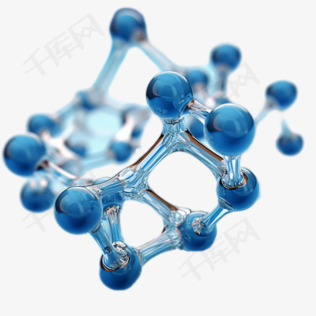 球体连接元素立体免抠图案