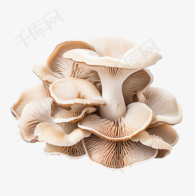 野生蘑菇元素立体免抠图案