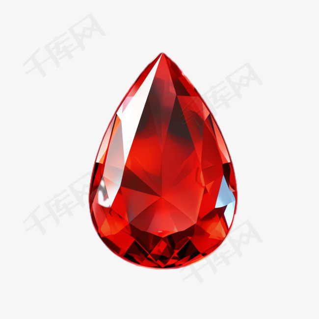 红钻水晶元素立体免抠图案
