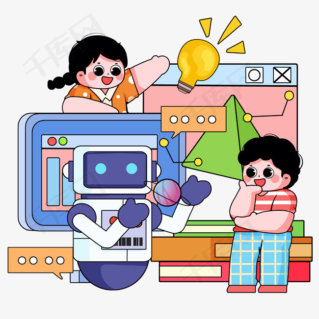 AI教育机器人AI上课教育学习设计
