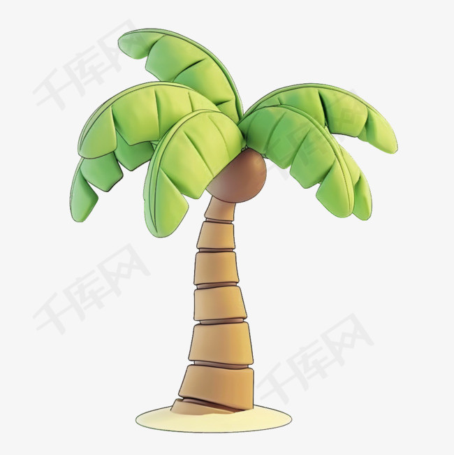 夏日主题装饰素材椰子树