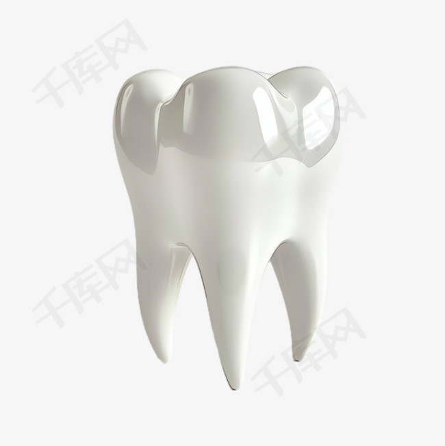 牙齿模型元素立体免抠图案