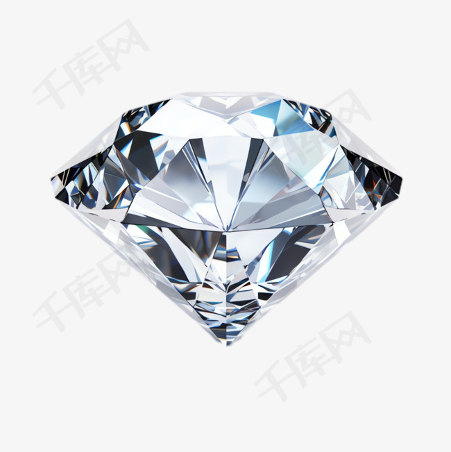 钻石水晶元素立体免抠图案