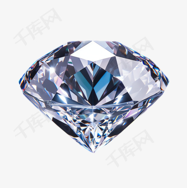 钻石水晶元素立体免抠图案