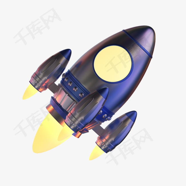 立体航天飞行器宇宙飞船素材图片免费下载-千库网