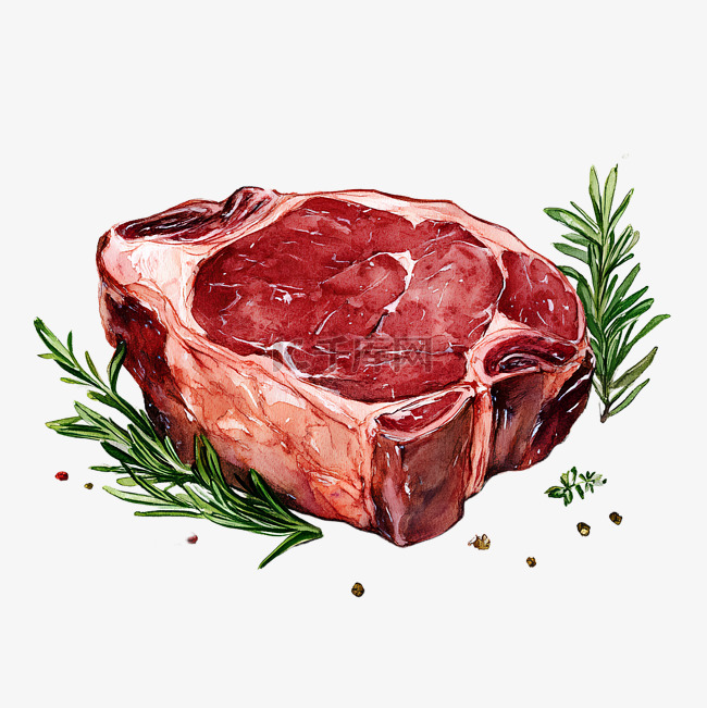 肉質画【牛】油彩画 肉質画【牛】油彩画