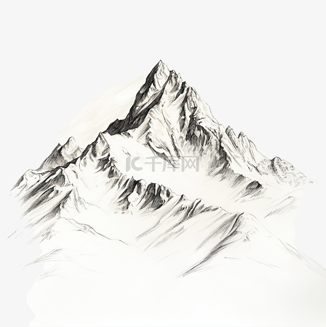 雪山素描