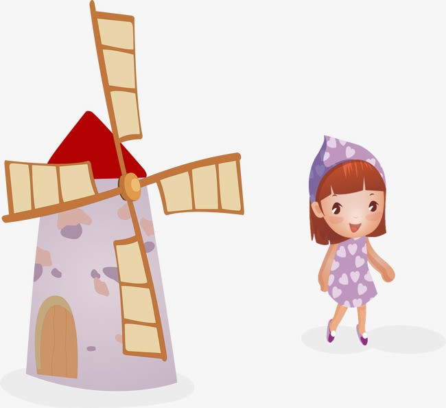 风车卡通_风车png素材-90设计