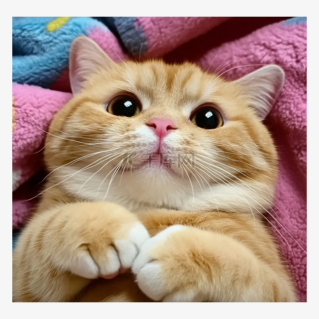 可爱橘猫头像素材图片免费下载-千库网