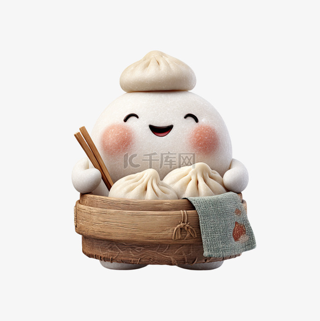 吃馒头的可爱纸人物免抠图片是千库网设计师制作的卡通手绘png素材,该