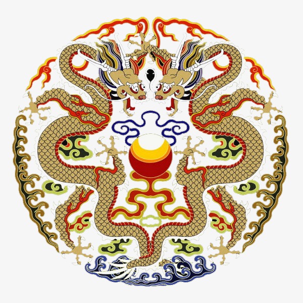双龙戏珠_双龙png素材-90设计