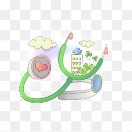 医疗红色的药瓶手绘插画